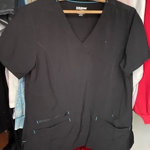 Black Scrub Top